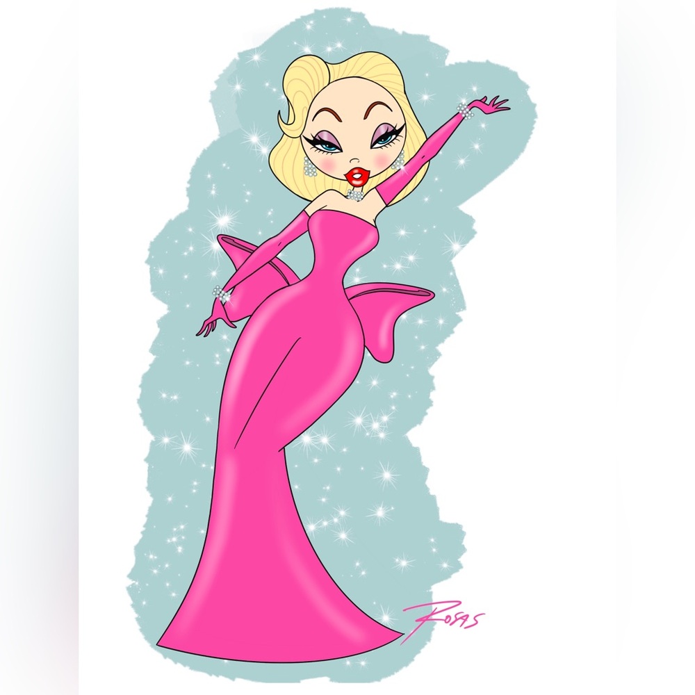 Marilyn Diamonds 8.5 x 11” Art Print